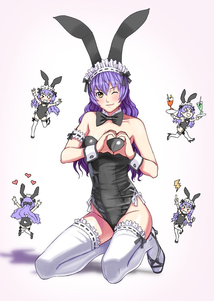 Two-dimensional erotic pictures of the Bunny girl. 1