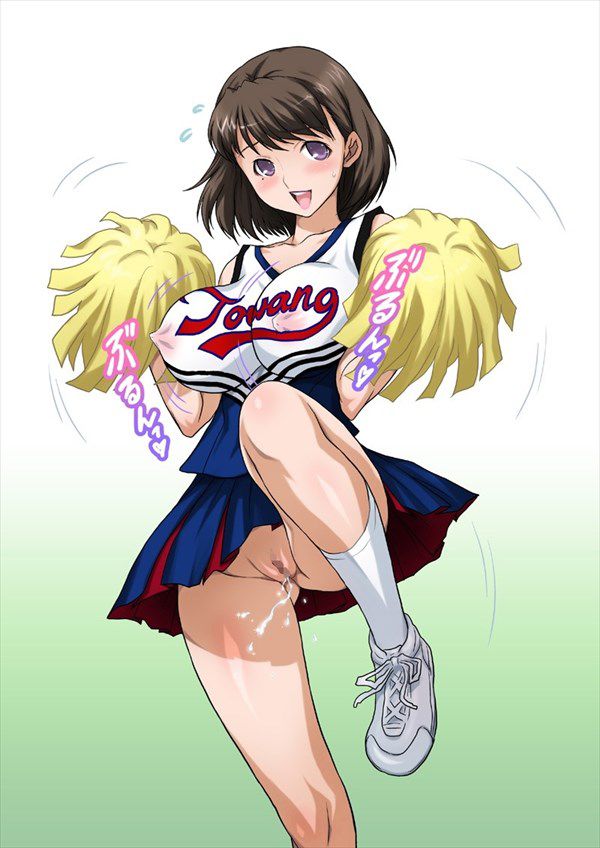 [Secondary erotic] cheerleader daughter is hooked on cheering, no hail posing 34