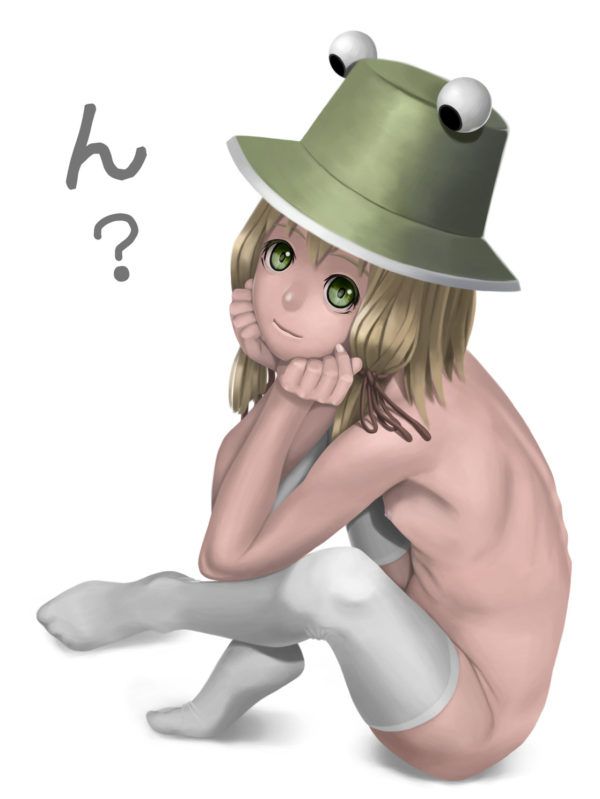 [Touhou Project: Suwako erotic images and trying to be happy! 12