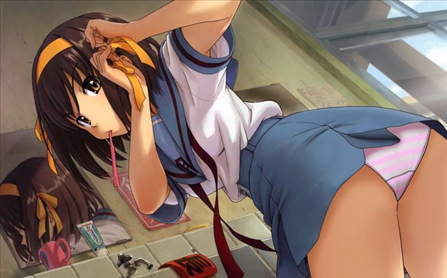 The melancholy of Haruhi Suzumiya Haruhi Suzumiya hentai pictures part 2 (Suzumiya Haruhi extra) 1