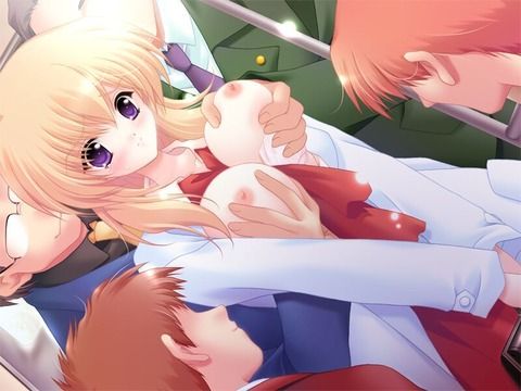 【Erotic Anime Summary】 Beautiful girls who are molested on the train 【44 photos】 10