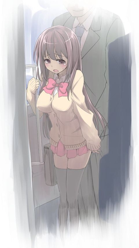 【Erotic Anime Summary】 Beautiful girls who are molested on the train 【44 photos】 36