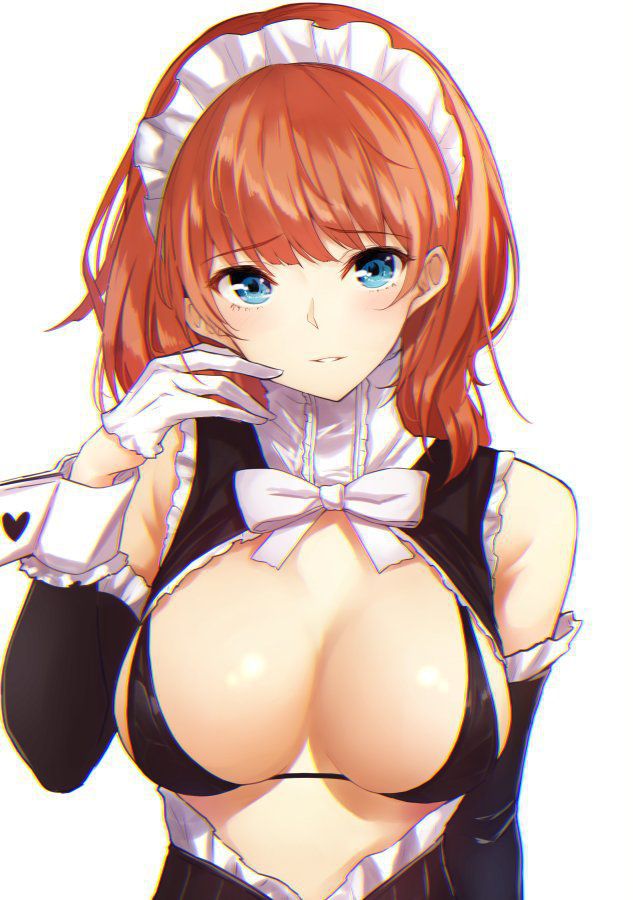 I want to pull out with a secondary erotic image of a maid! 5