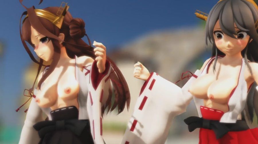 [Ship, MMD, Kongo type 4 sisters dance hip pose SEX! [Hentai movie] 13