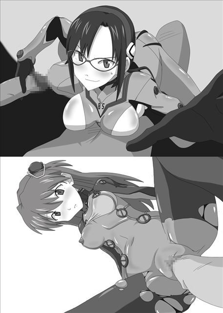 [Secondary erotic] new Evangelion hentai pictures 10 (makinami Mari) (glasses, uniform) 18