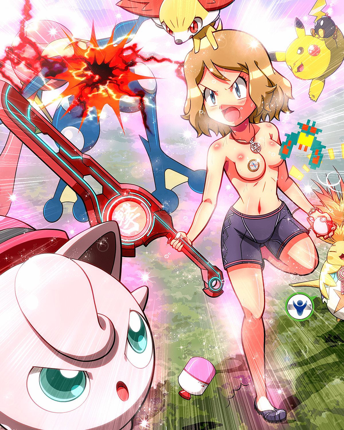 [Pokemon] MOE XY heroine Serena erotic images part 2 12