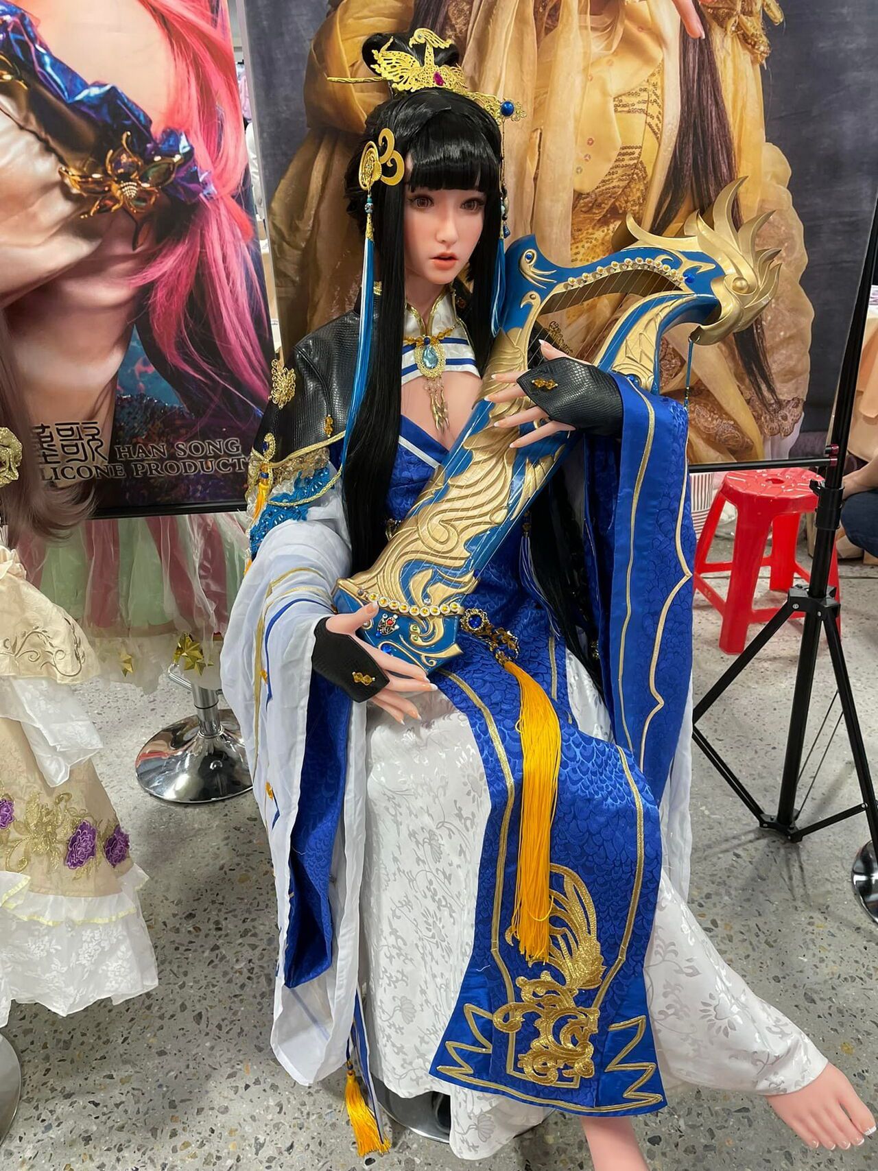 Elsa Babe dolls on display in Taiwan 2022.1.8 3