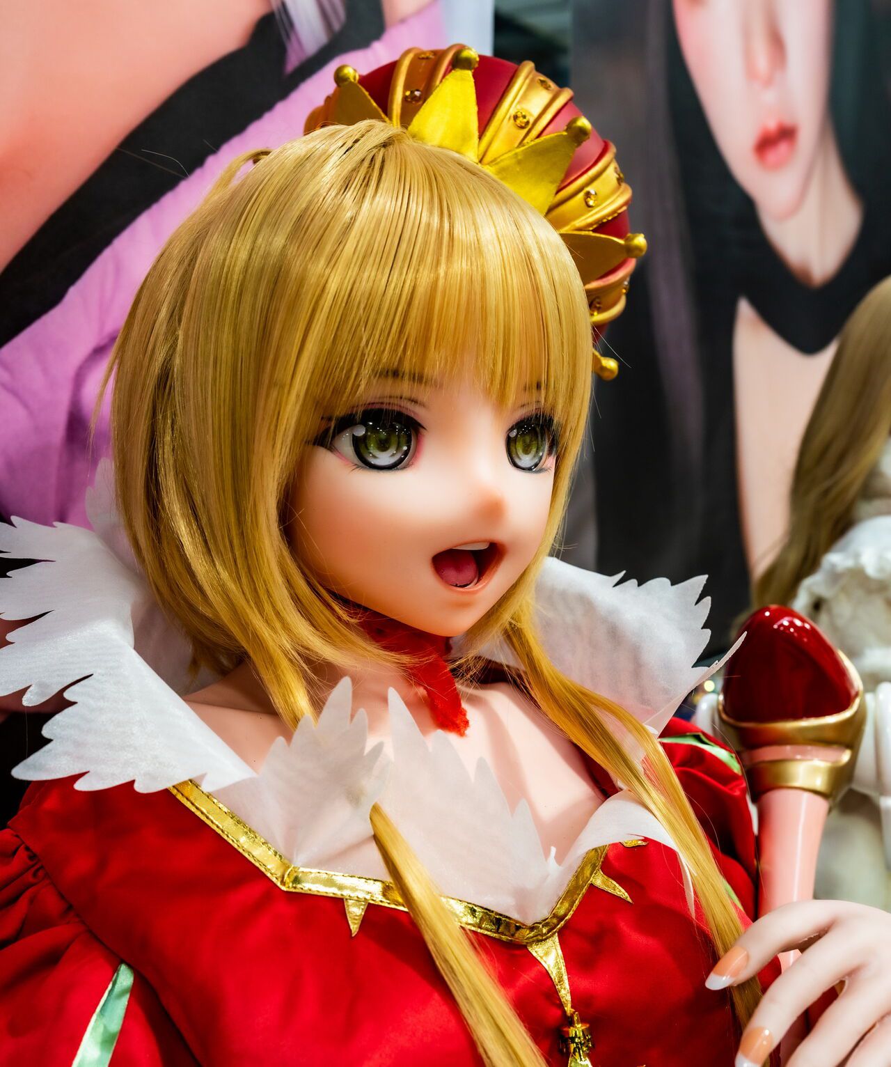 Elsa Babe dolls on display in Taiwan 2022.1.8 5