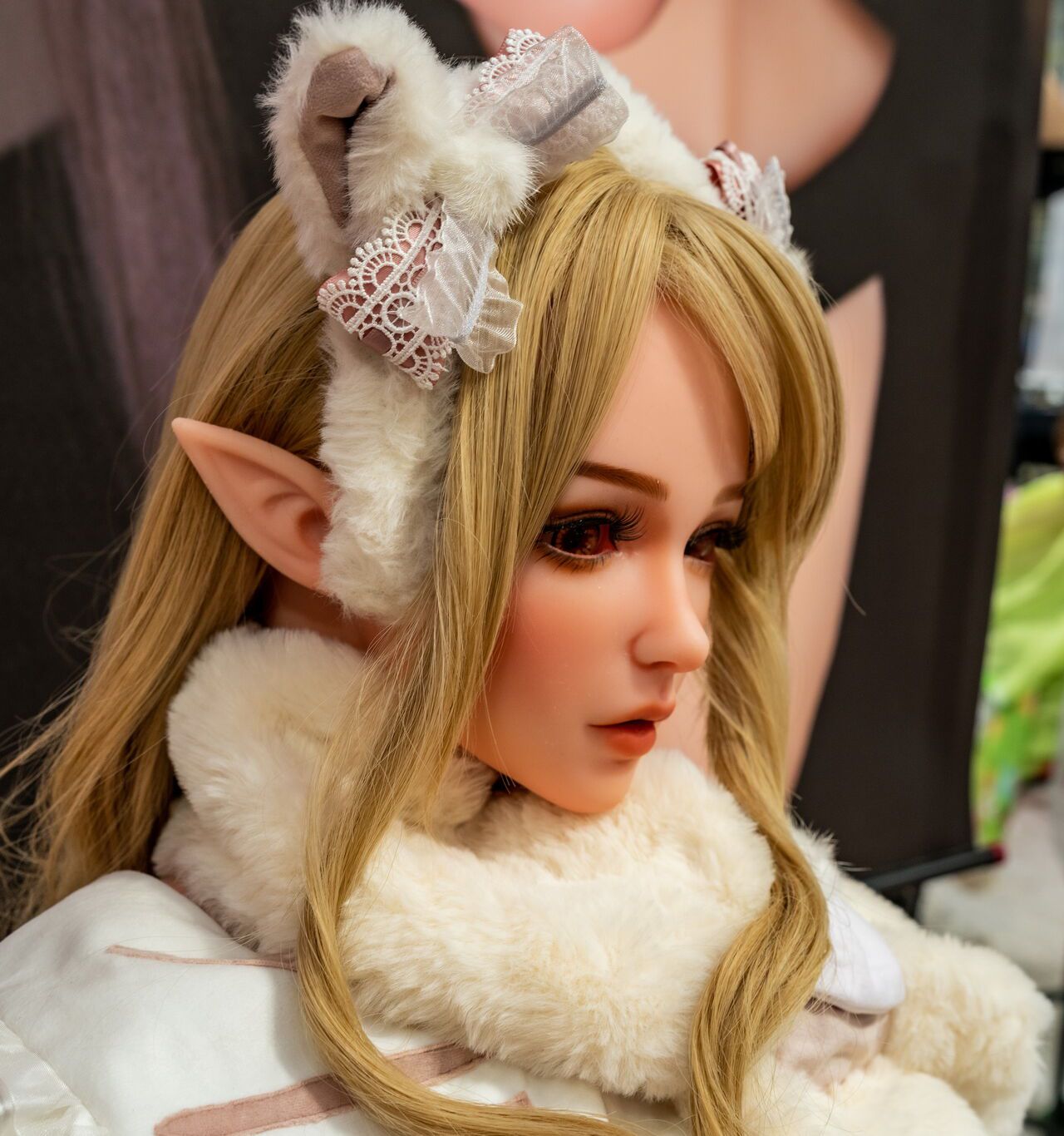 Elsa Babe dolls on display in Taiwan 2022.1.8 6