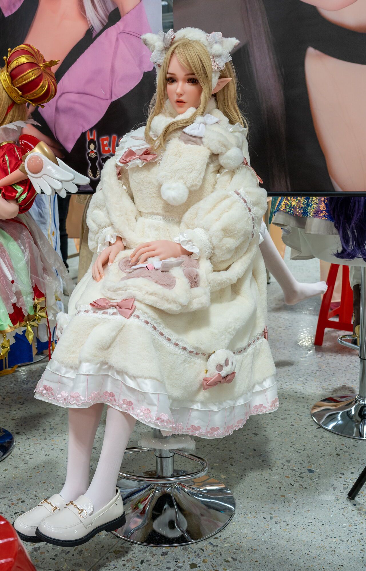 Elsa Babe dolls on display in Taiwan 2022.1.8 8
