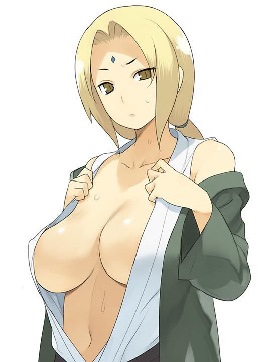 [2次] NARUTO Tsunade bar her busty breast erotic pretty 6