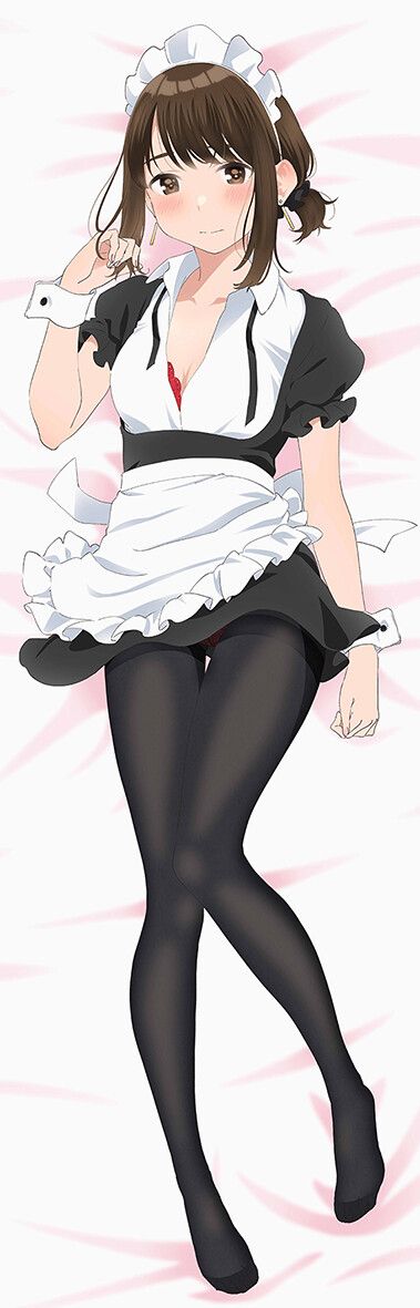 "Ganbare Synchroni-chan" Erotic hugging pillow with pants sticking out in the erotic maid clothes of Synchroni-chan! 3