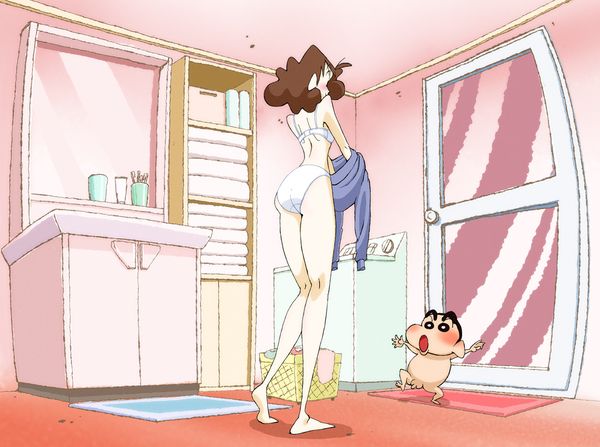 Come out with a surprise! Fields even in erotic images 39 [Crayon Shin-I] and Hiroshi's sex such as images 17