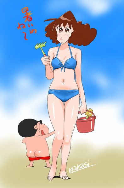Come out with a surprise! Fields even in erotic images 39 [Crayon Shin-I] and Hiroshi's sex such as images 18