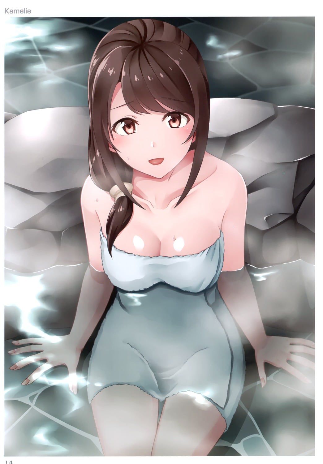 Let's gaze at the bath scene of a defenseless girl during relaxation time! 17