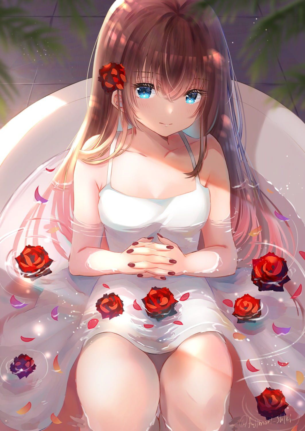 Let's gaze at the bath scene of a defenseless girl during relaxation time! 30