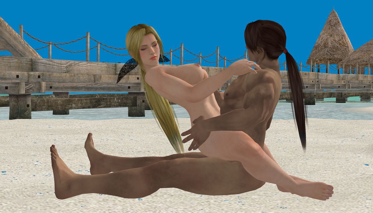 Dead or Alive: Lady Helena x Ryu beach sex HD 23