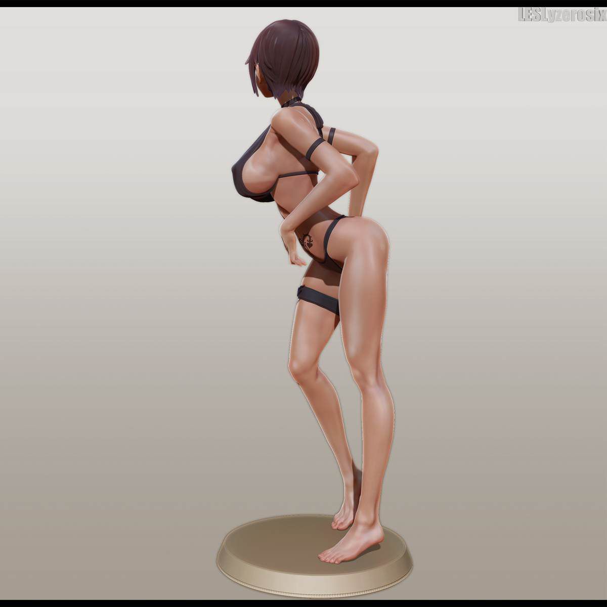 LESLyzerosix [3D]褐色フィギュアモデル2 4