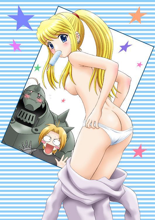 - Fullmetal Alchemist: Winry Rockbell and Hamehame Dense H Secondary Erotic Images That Make You Want to Do 14