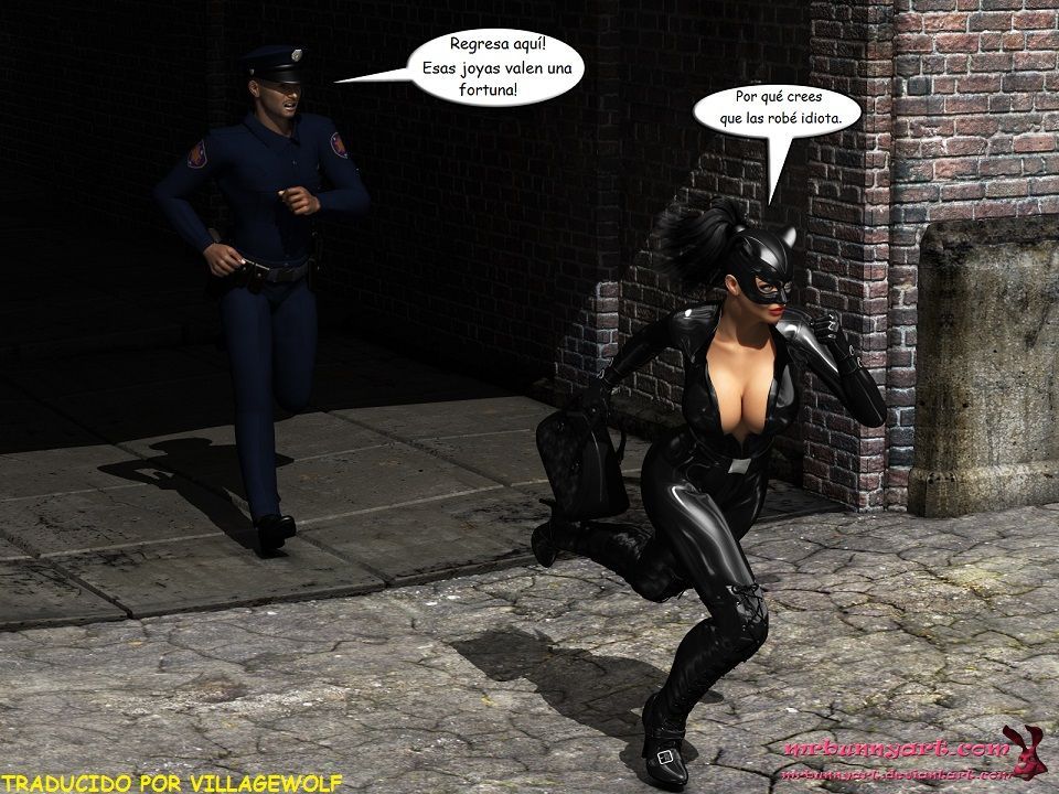 [MrBunnyArt] Batgirl vs Cain (Batman) [Spanish] 2