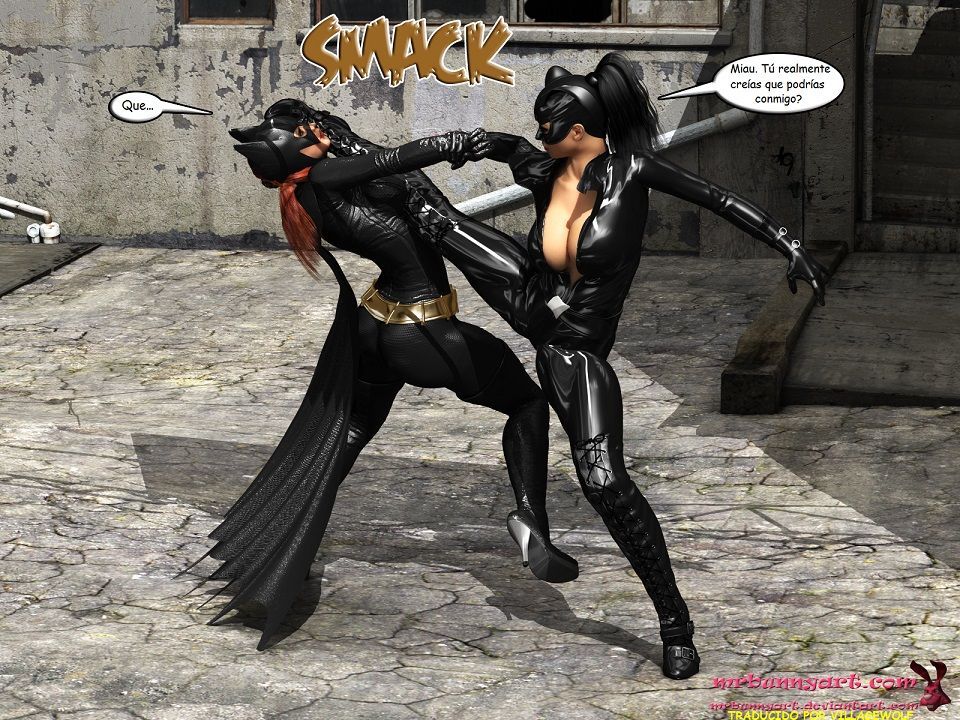 [MrBunnyArt] Batgirl vs Cain (Batman) [Spanish] 9