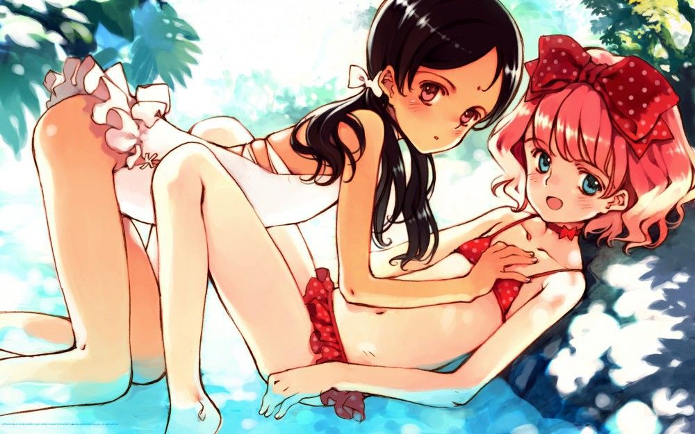 Yuri Yuri Yuri Rin flirted's girls have skinship on nikaho. lump the non... Yuri secondary erotic pictures 5
