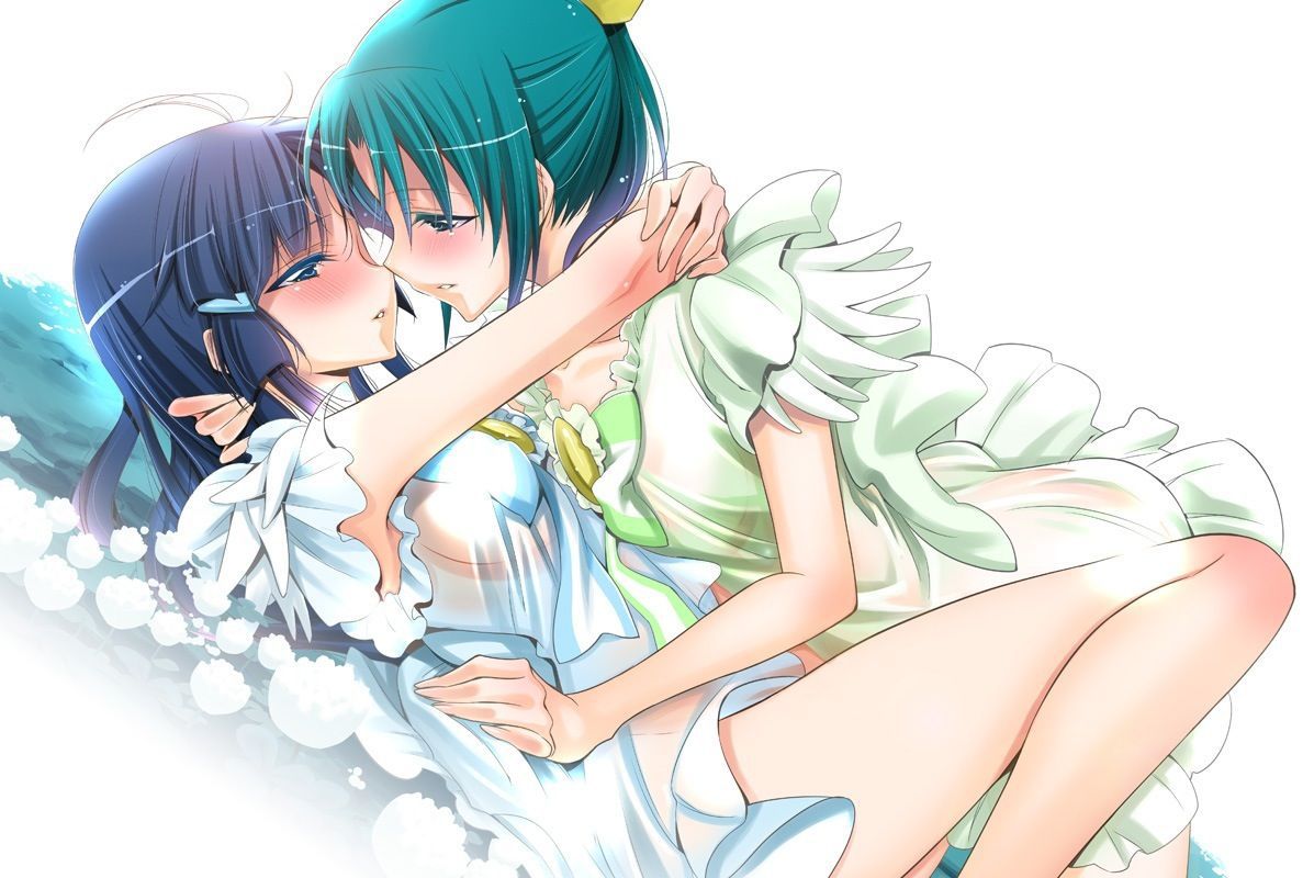 Yuri Yuri Yuri Rin flirted's girls have skinship on nikaho. lump the non... Yuri secondary erotic pictures 9