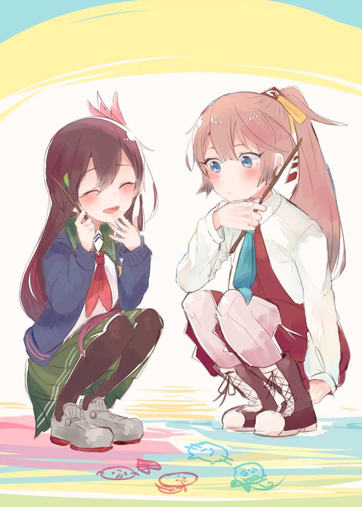 [Secondary, ZIP] childhood of ships, the storm girl cute picture put together 27