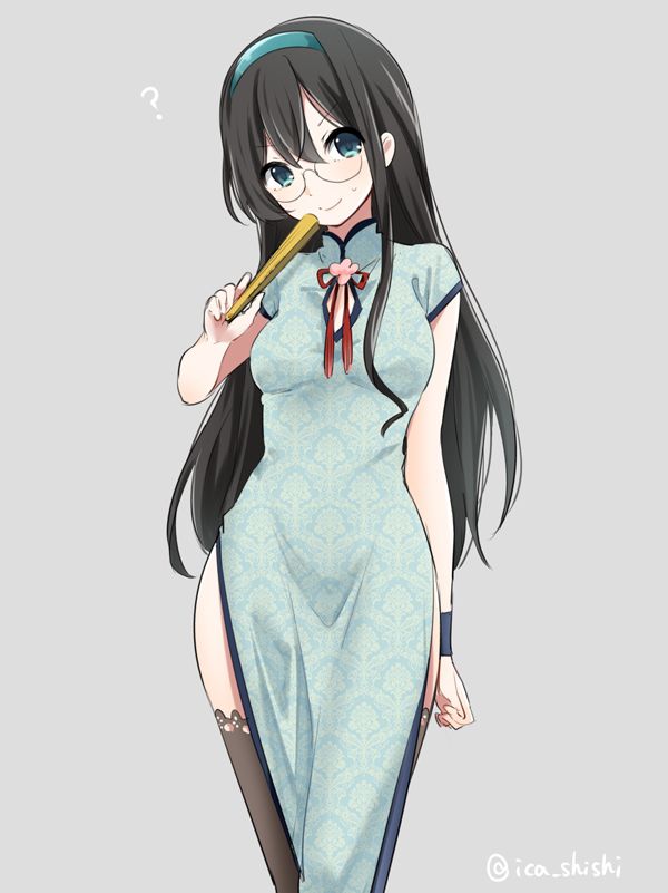 [Secondary, ZIP] Rainbow wears China dress girl picture, please! 17