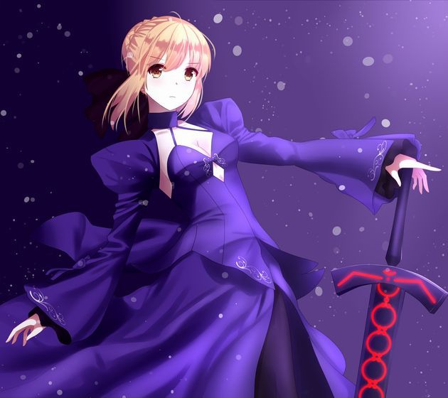 Saber alter game "Fate/Grand Order" erotic cool. Secondary erotic images of clothing. 24