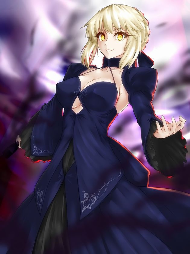 Saber alter game "Fate/Grand Order" erotic cool. Secondary erotic images of clothing. 27