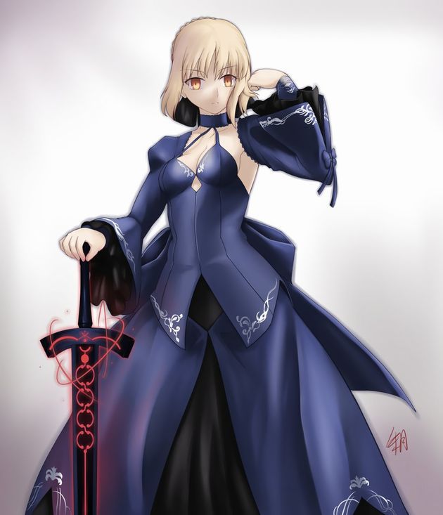 Saber alter game "Fate/Grand Order" erotic cool. Secondary erotic images of clothing. 28