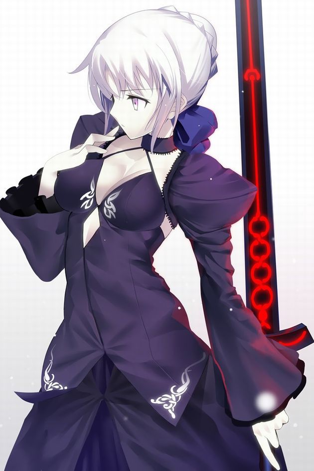 Saber alter game "Fate/Grand Order" erotic cool. Secondary erotic images of clothing. 32