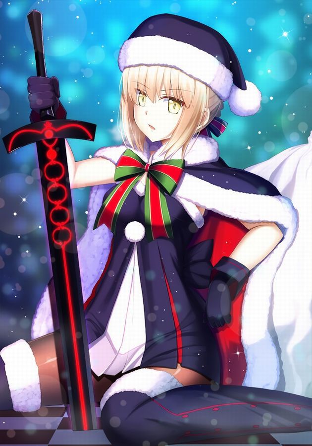 Saber alter game "Fate/Grand Order" erotic cool. Secondary erotic images of clothing. 37
