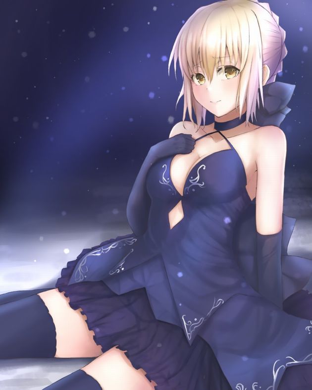 Saber alter game "Fate/Grand Order" erotic cool. Secondary erotic images of clothing. 38