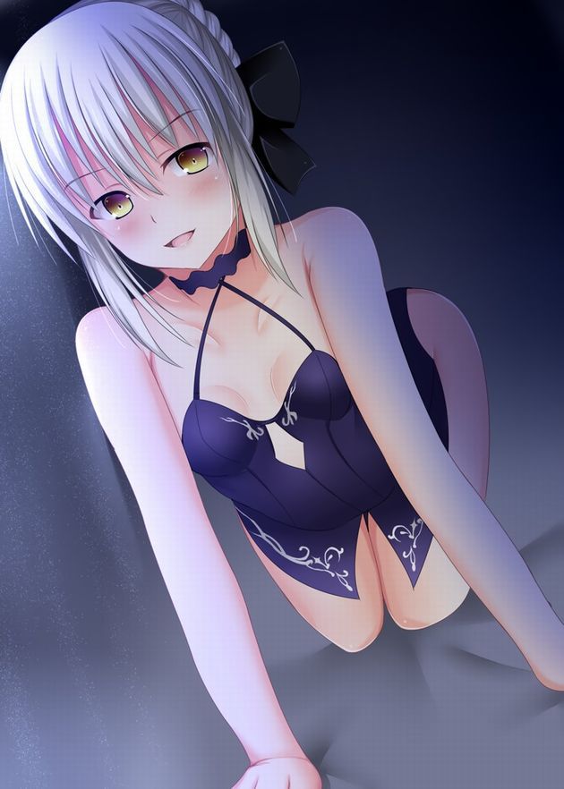 Saber alter game "Fate/Grand Order" erotic cool. Secondary erotic images of clothing. 46