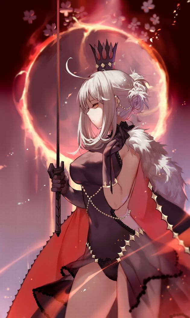 Saber alter game "Fate/Grand Order" erotic cool. Secondary erotic images of clothing. 7