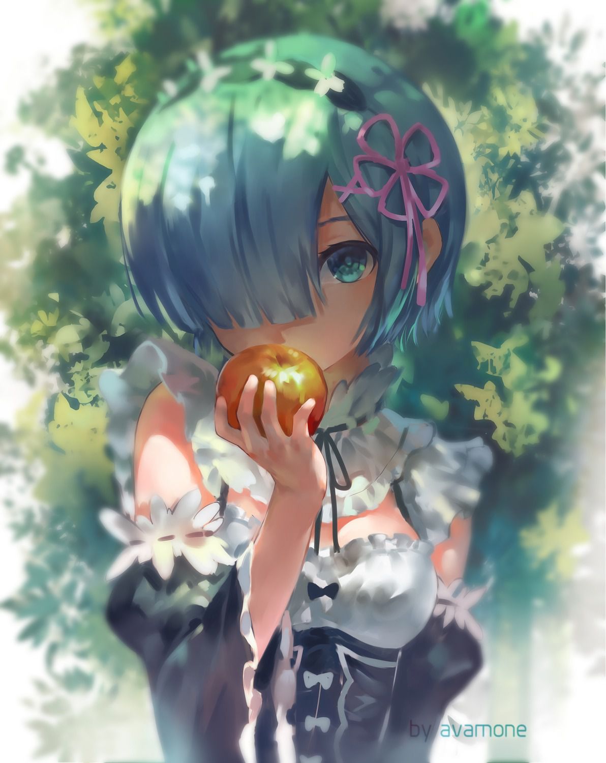 [Secondary] rem in the anime warriors was Rin's pretty secondary image summary [rezero] 17