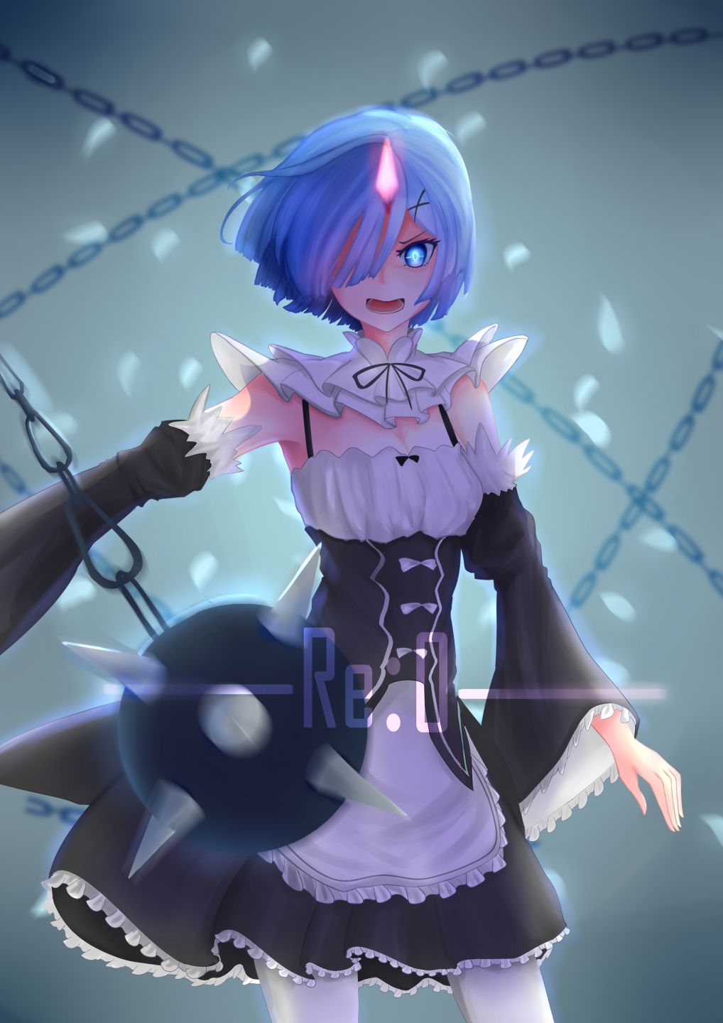 [Secondary] rem in the anime warriors was Rin's pretty secondary image summary [rezero] 36