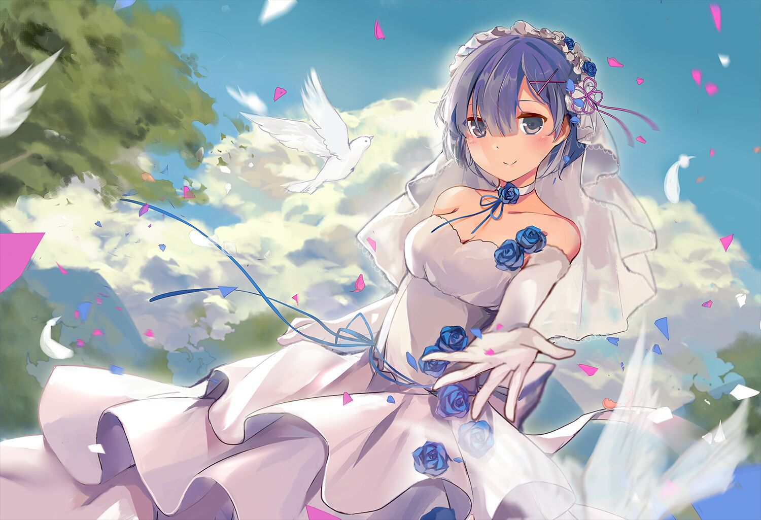 [Secondary] rem in the anime warriors was Rin's pretty secondary image summary [rezero] 4