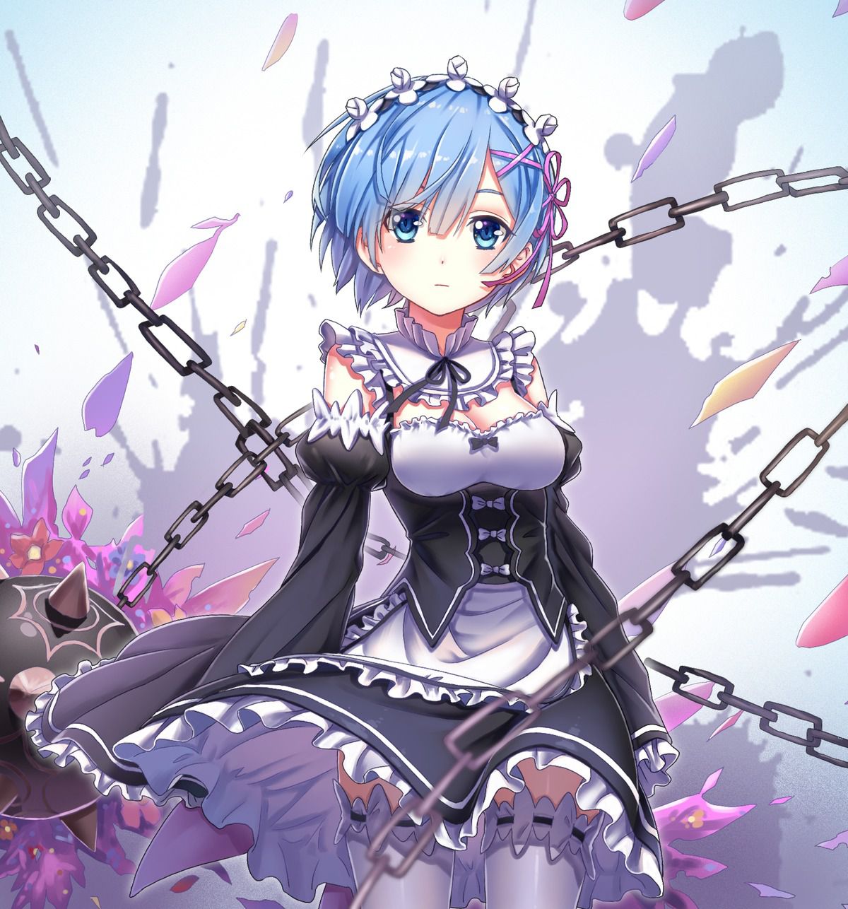 [Secondary] rem in the anime warriors was Rin's pretty secondary image summary [rezero] 48