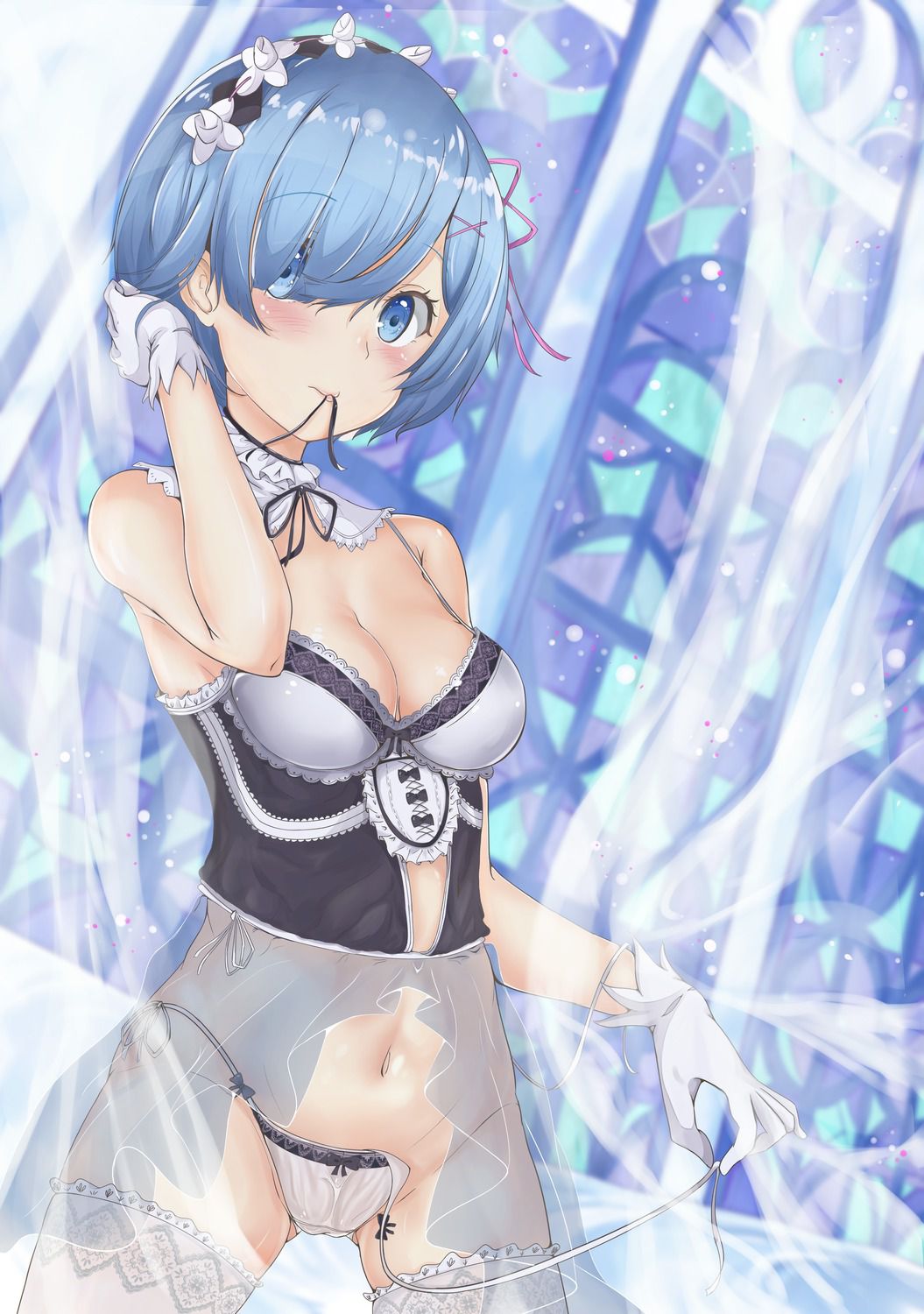 [Secondary] rem in the anime warriors was Rin's pretty secondary image summary [rezero] 53