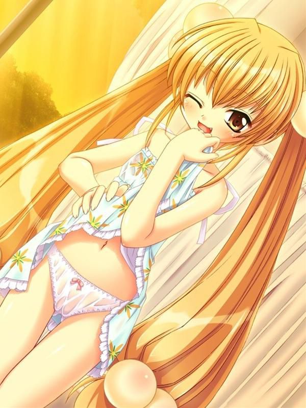 MOE blonde twin tails girl 30 25