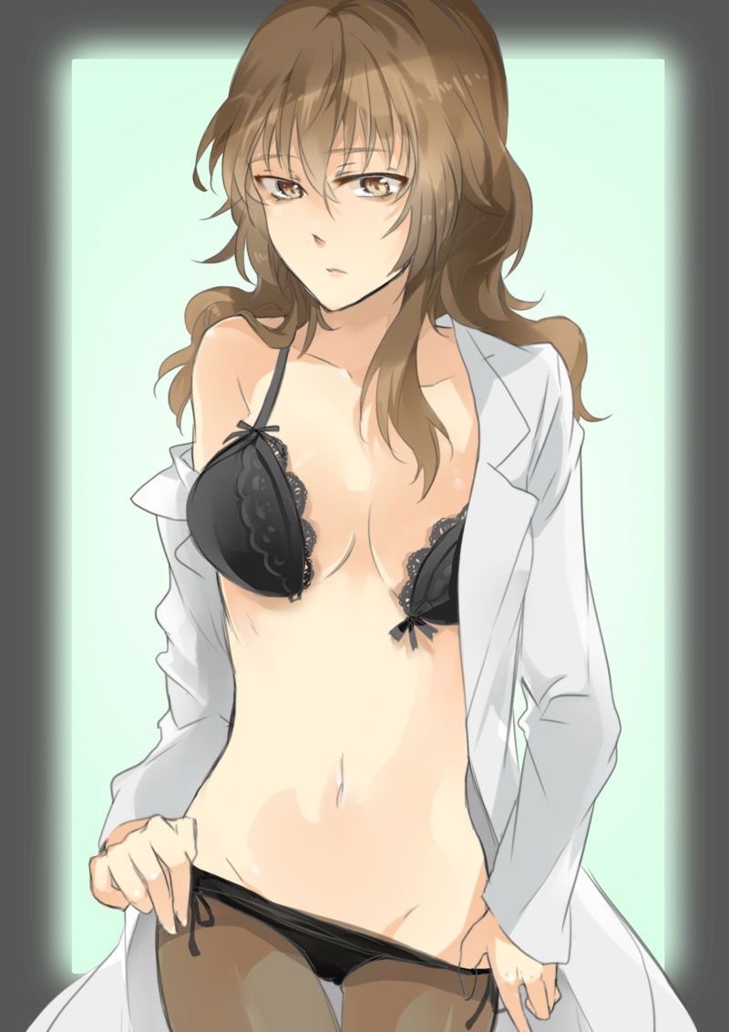 48 intelligent science girl look good 2-d white lab coat of erotic images 23