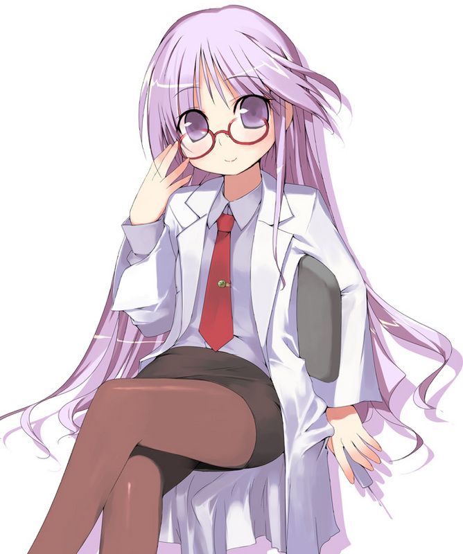 48 intelligent science girl look good 2-d white lab coat of erotic images 25