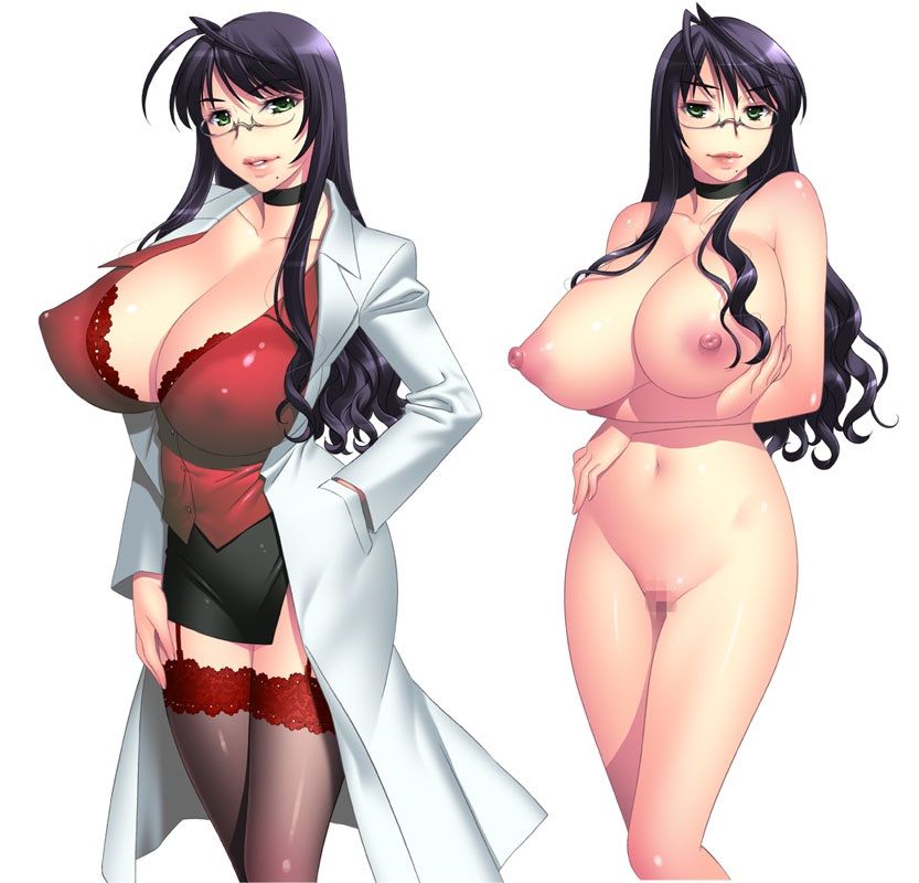 48 intelligent science girl look good 2-d white lab coat of erotic images 41