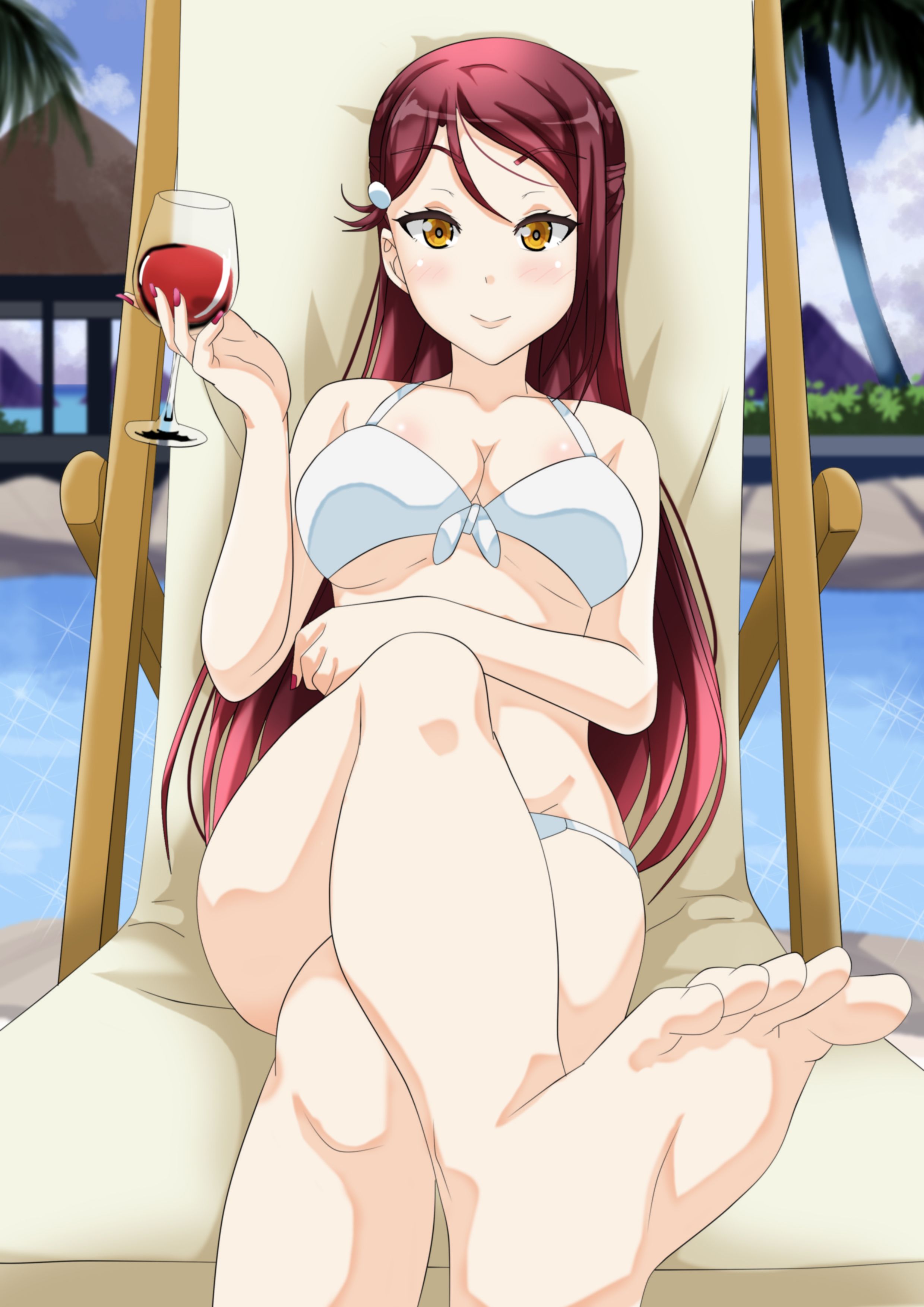 Erotic 桜内 riko-Chan how et al will put a second image [love live sunshine"live! 7