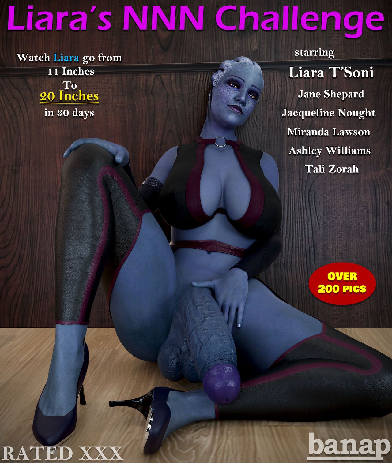 [Banap3D] Liara's No Nut November (Ongoing) 1