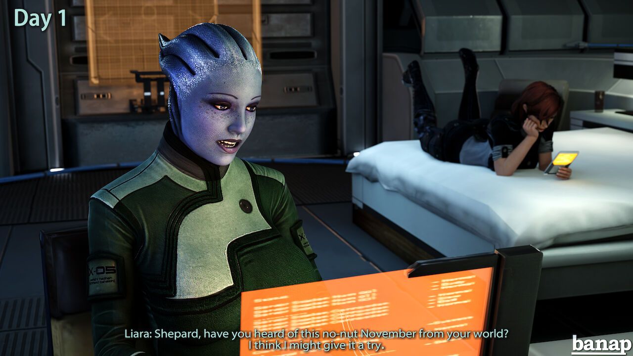 [Banap3D] Liara's No Nut November (Ongoing) 3