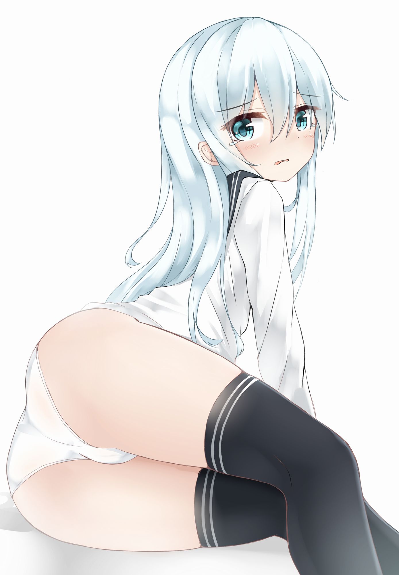 [Second / ZIP] of not wearing a skirt or pants girls images 45